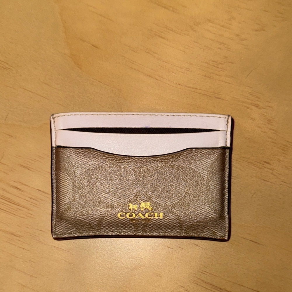 Coach card case